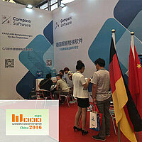 Vertriebsmitarbeiter Hermann Hasebrink hat in der letzten Woche unseren chinesischen Händler auf der WoodExpo in Shanghai unterstützt. 