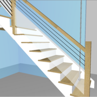 Starting with Compass Software version 10.7.11.0 it is possible to create double infills. These are combinations of ranch railings and glass infills. 